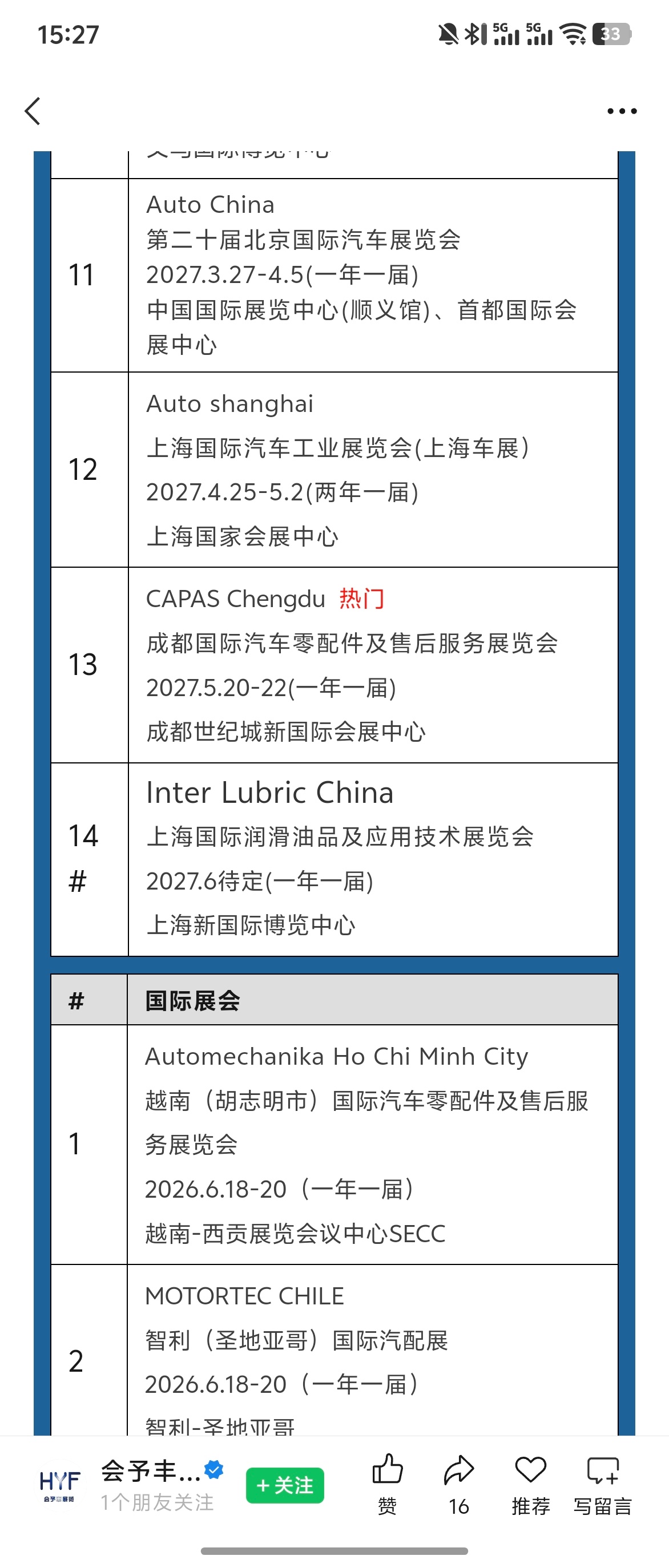 好好好。今年都下滑 20% 起了，还要南北隔空两个车展。这都怎么想的。 