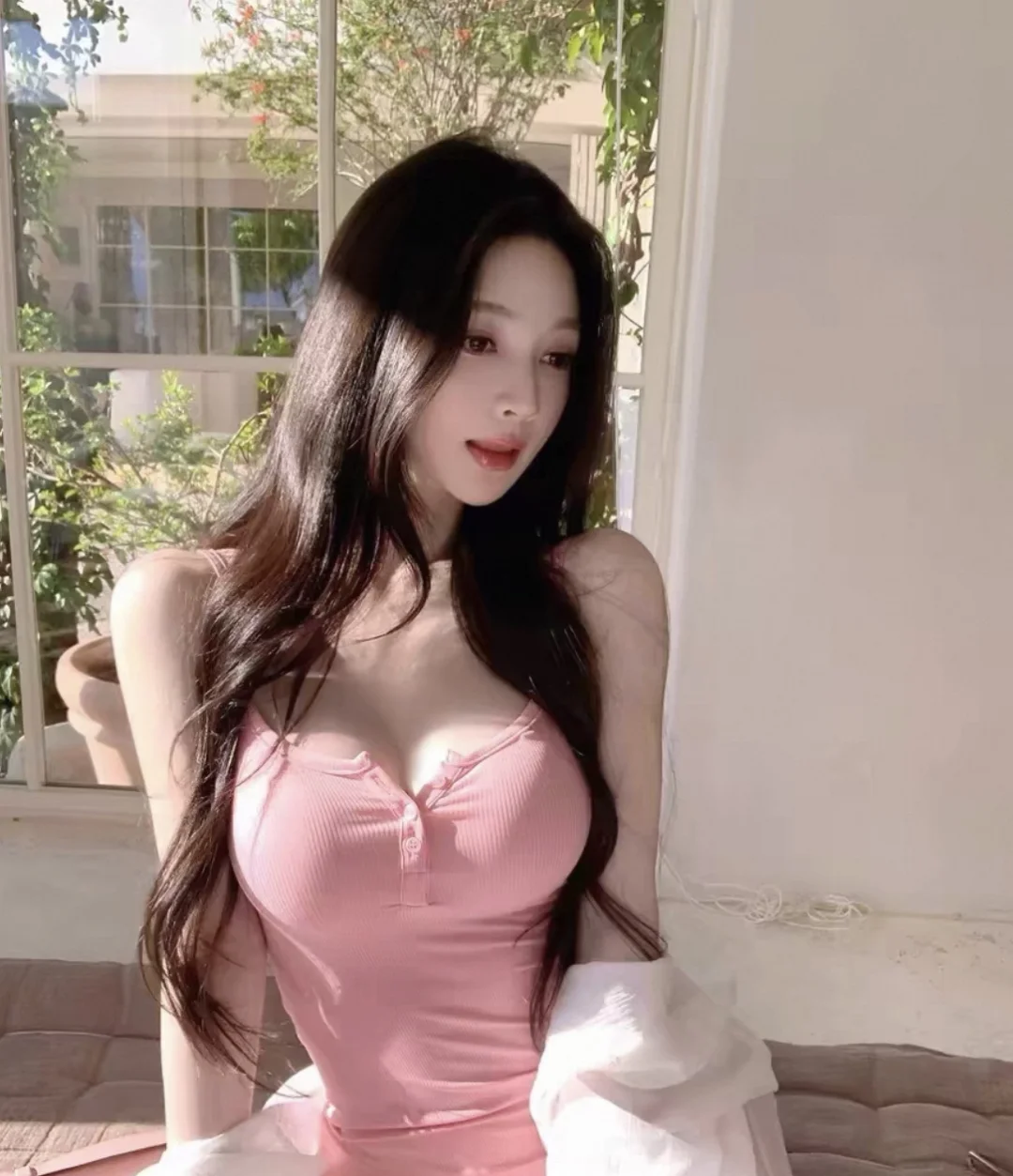 优质女生头像 背带裤ootd 高清女头 牛仔背带短裤穿搭 气质女头