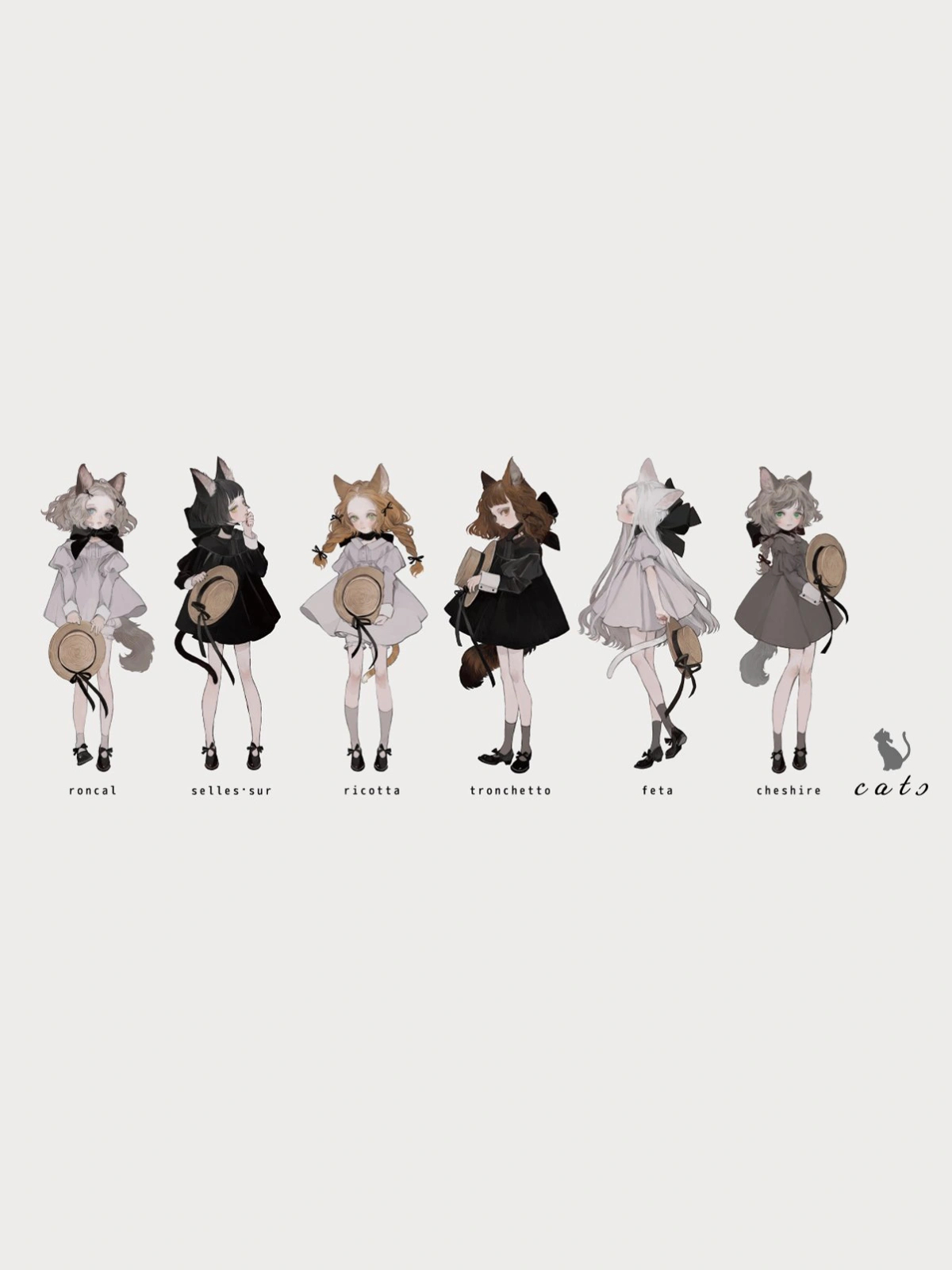 夏日企画壁纸头像插画师：nekosuke 