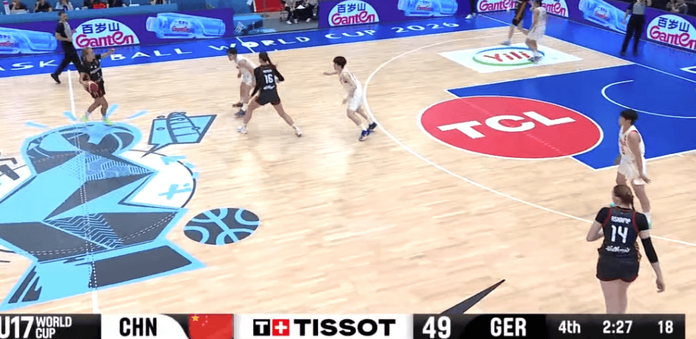U17女篮世界杯：孙晗昀26分&李沅珊23分，中国79-54大胜德国