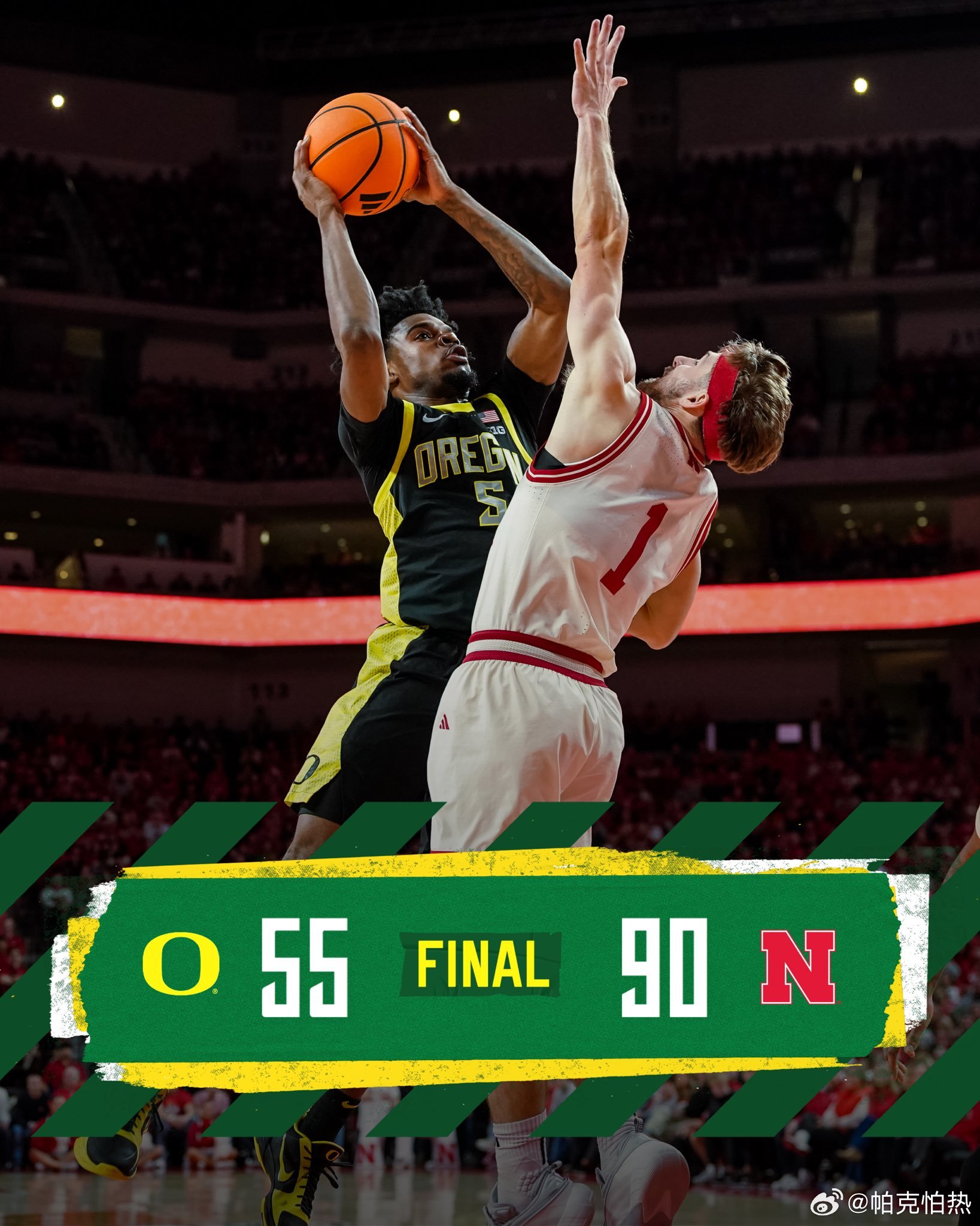 客场遭到全美第8内布拉斯加血洗林葳出场27分钟9投4中得到全队最高的14分Tak