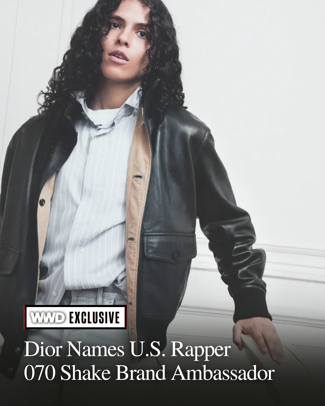 加入 Dior 队伍的新面孔 ，品牌新签下美国说唱女歌手 070 Shake 出