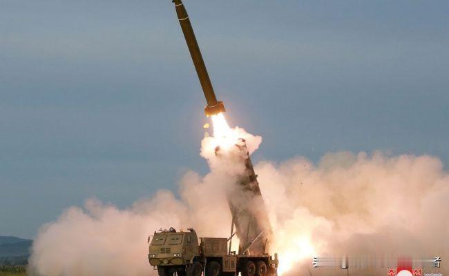 朝鲜与韩国在朝鲜地区的对决：审查可能的武器。
从朝鲜 KN-25 多管火箭发射系