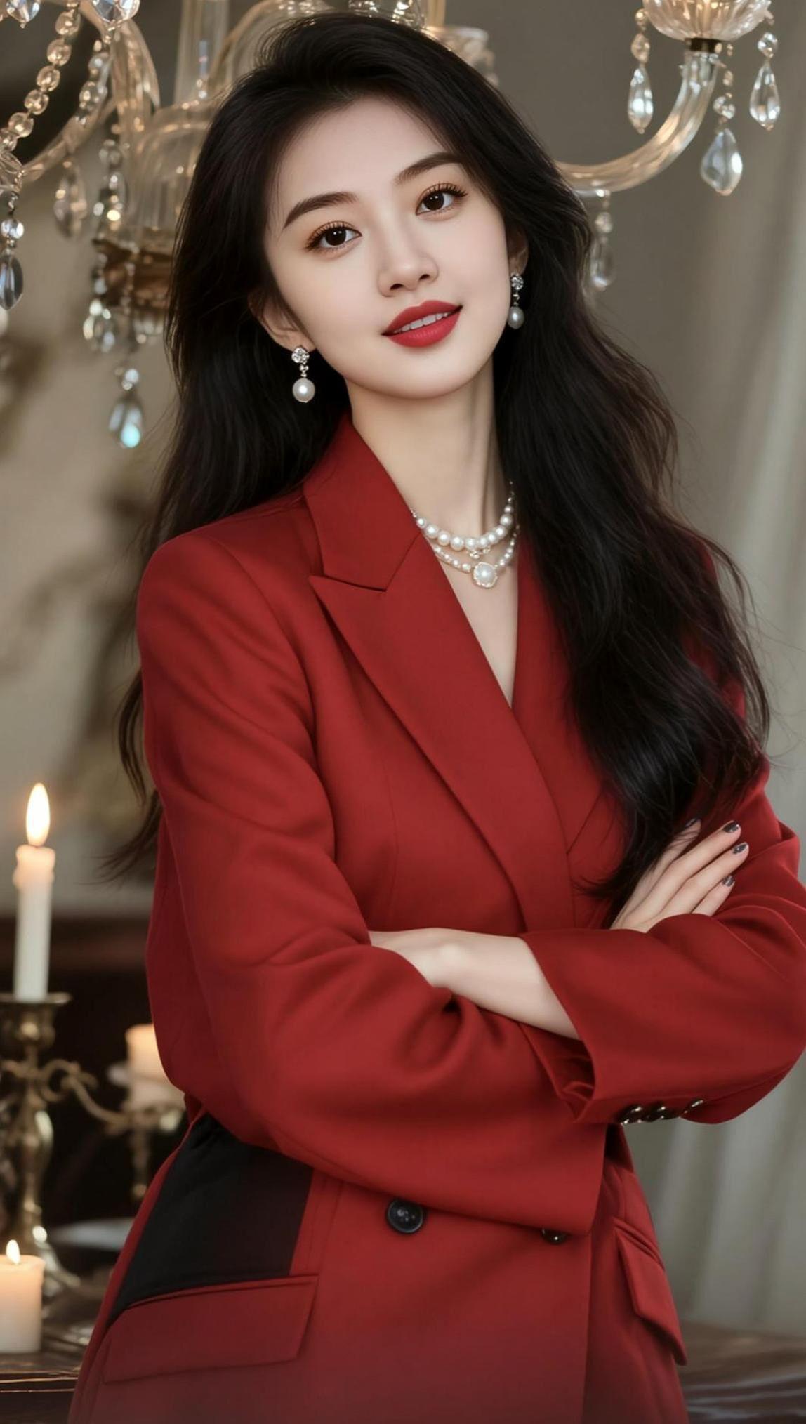 AI红装复古照 抖音ai创作