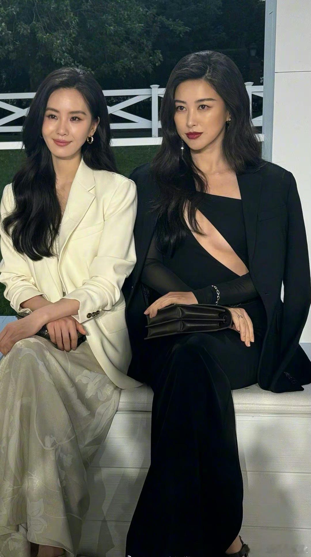 刘亦菲 刘诗诗 白衬衫生图 ​​​