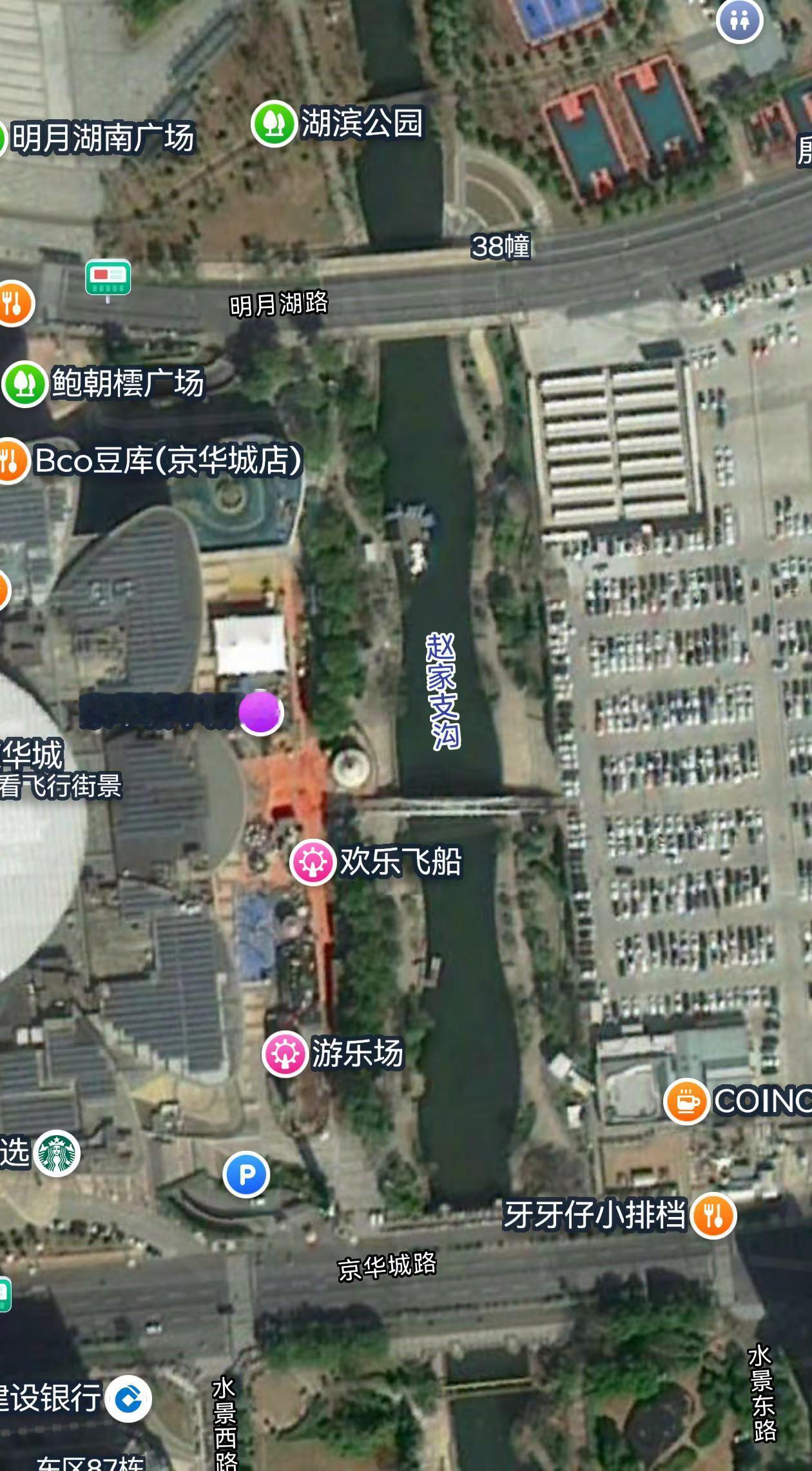 京华城东侧河岸经济街区环境提升建设！l京华城东广场改造持续进行中，预算6000万