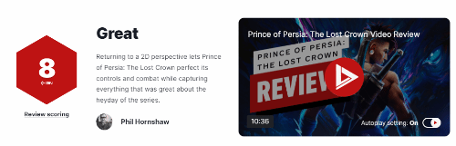 IGN评波斯王子系列最佳 8分高分评价！