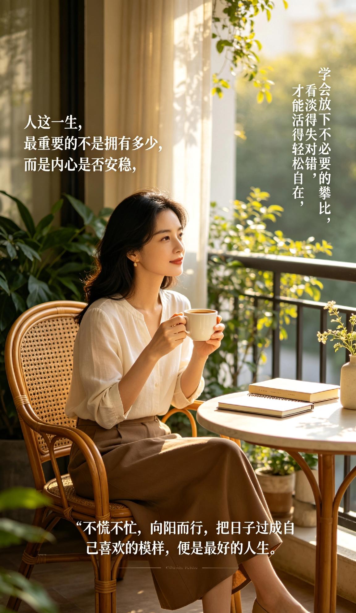 人这一生，最重要的不是拥有多少，而是内心是否安稳。欲望太多，只会徒增烦恼；执念太