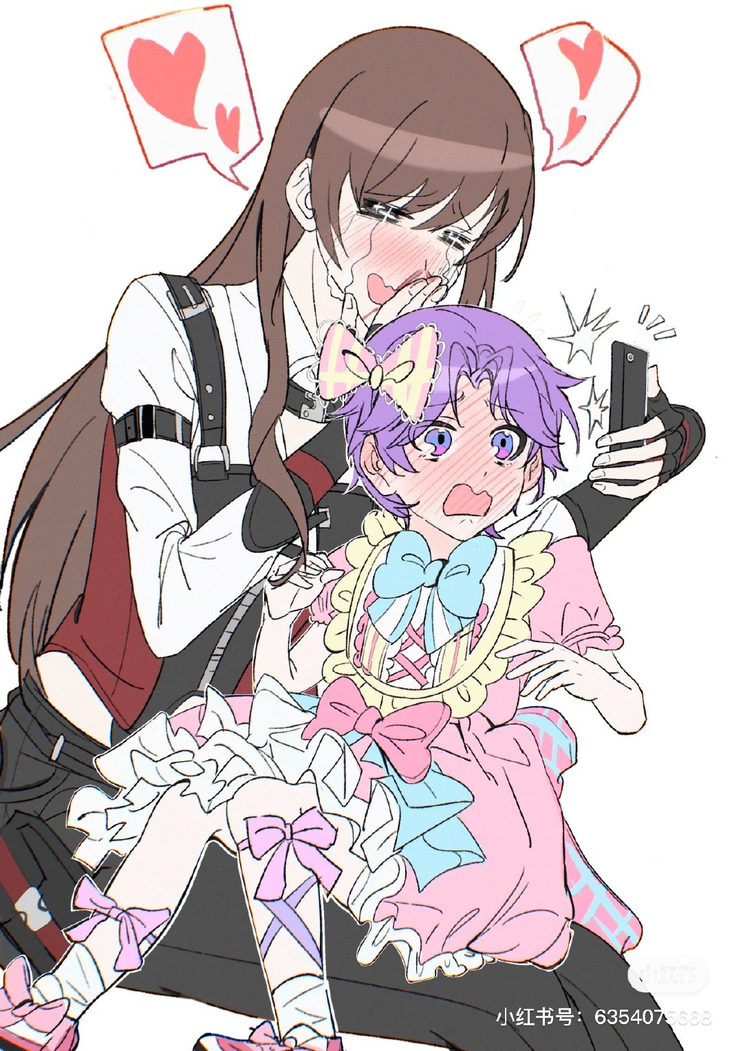 是谁这么可爱啊，让保镖小姐一阵狂拍原来是穿可爱裙裙的限定正太小🐟一只~#祁煜 