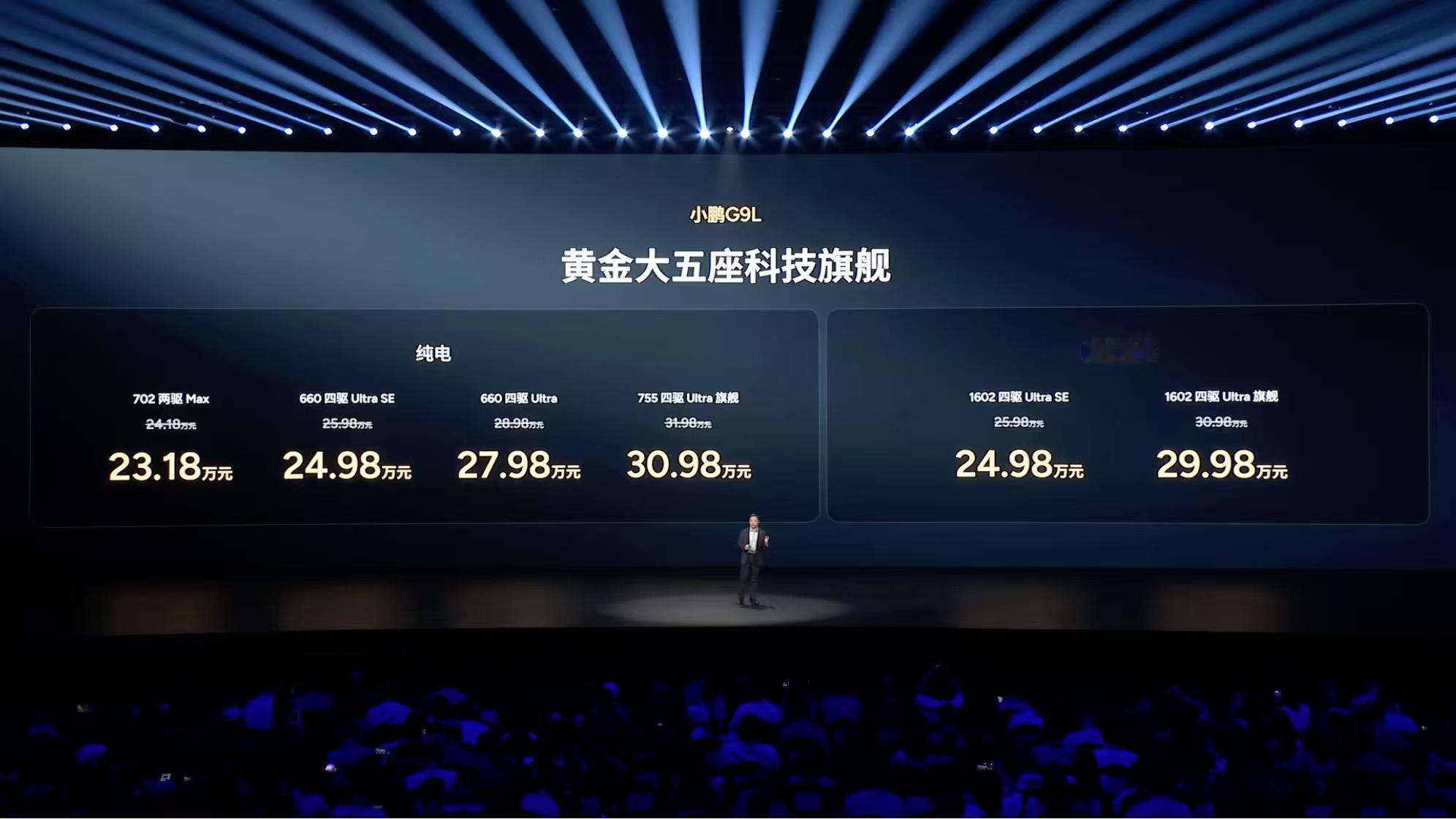 小鹏G9L这波真的杀疯了！！上市限时23.18万起，直降2.8万！6款配置、纯电