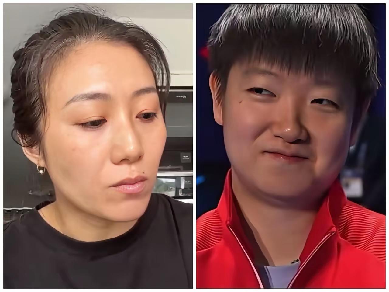 韩颖感叹：既生颖，何生莎？因为有了孙颖莎，干脆快乐打球吧，再也不想输赢啦～！
解