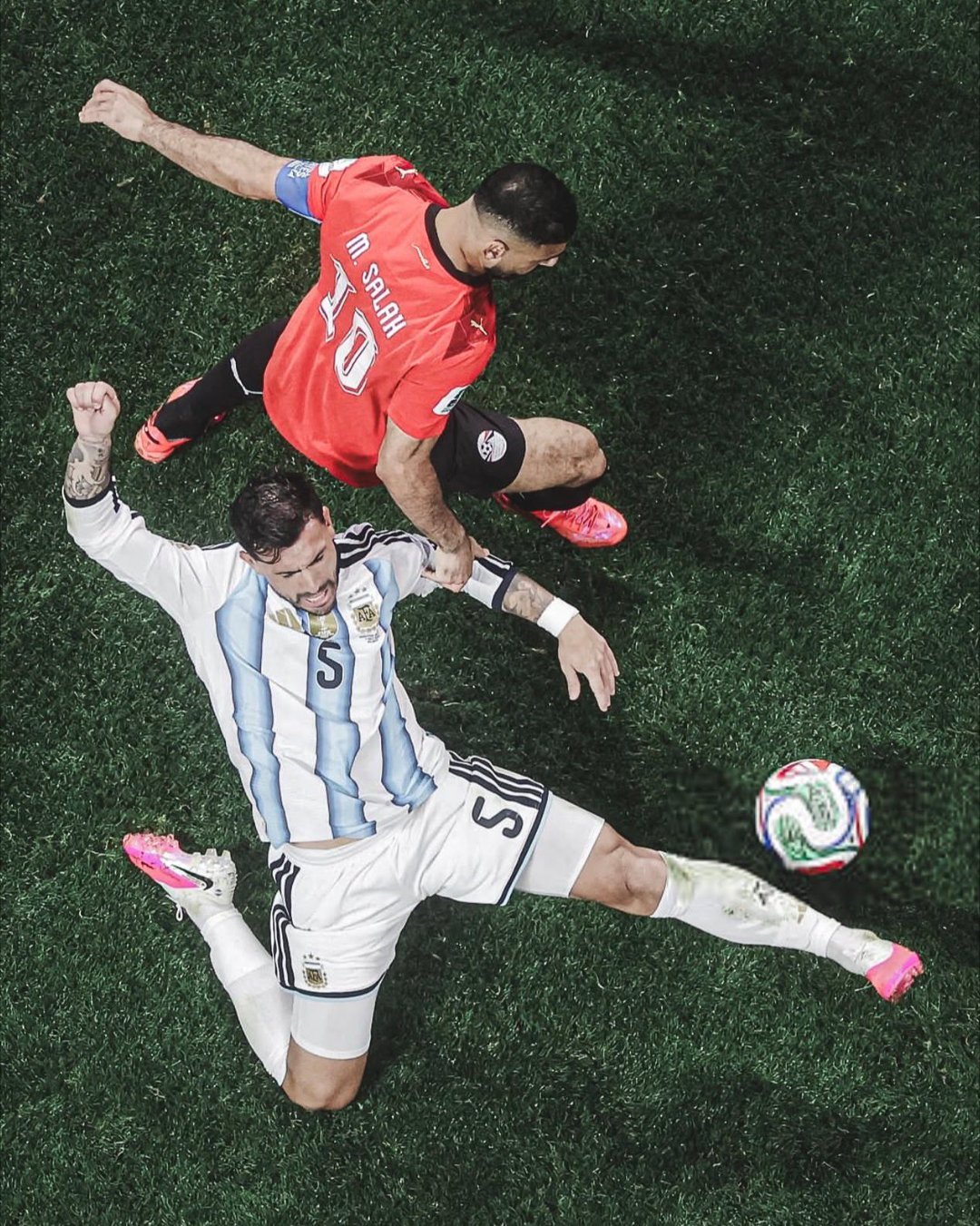 帕雷德斯🇦🇷有史以来最伟大的铲球之一阿根廷vs埃及世界杯