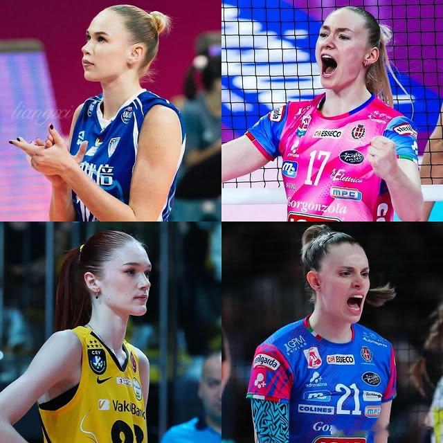 四位俄罗斯🇷🇺女排新星，人才济济 女排[超话]  