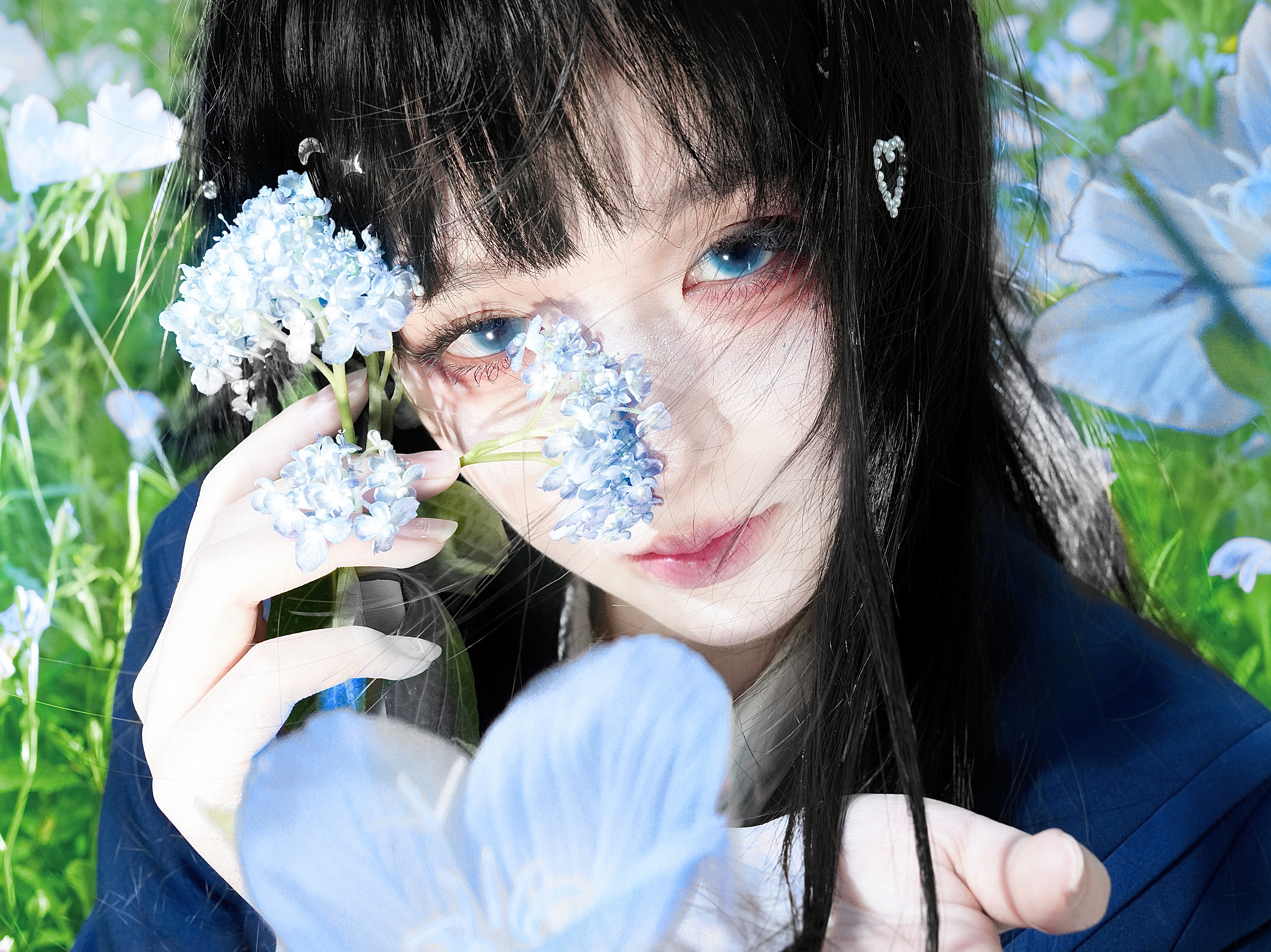 相机掉进了花丛里出镜/BliNdd ​​​