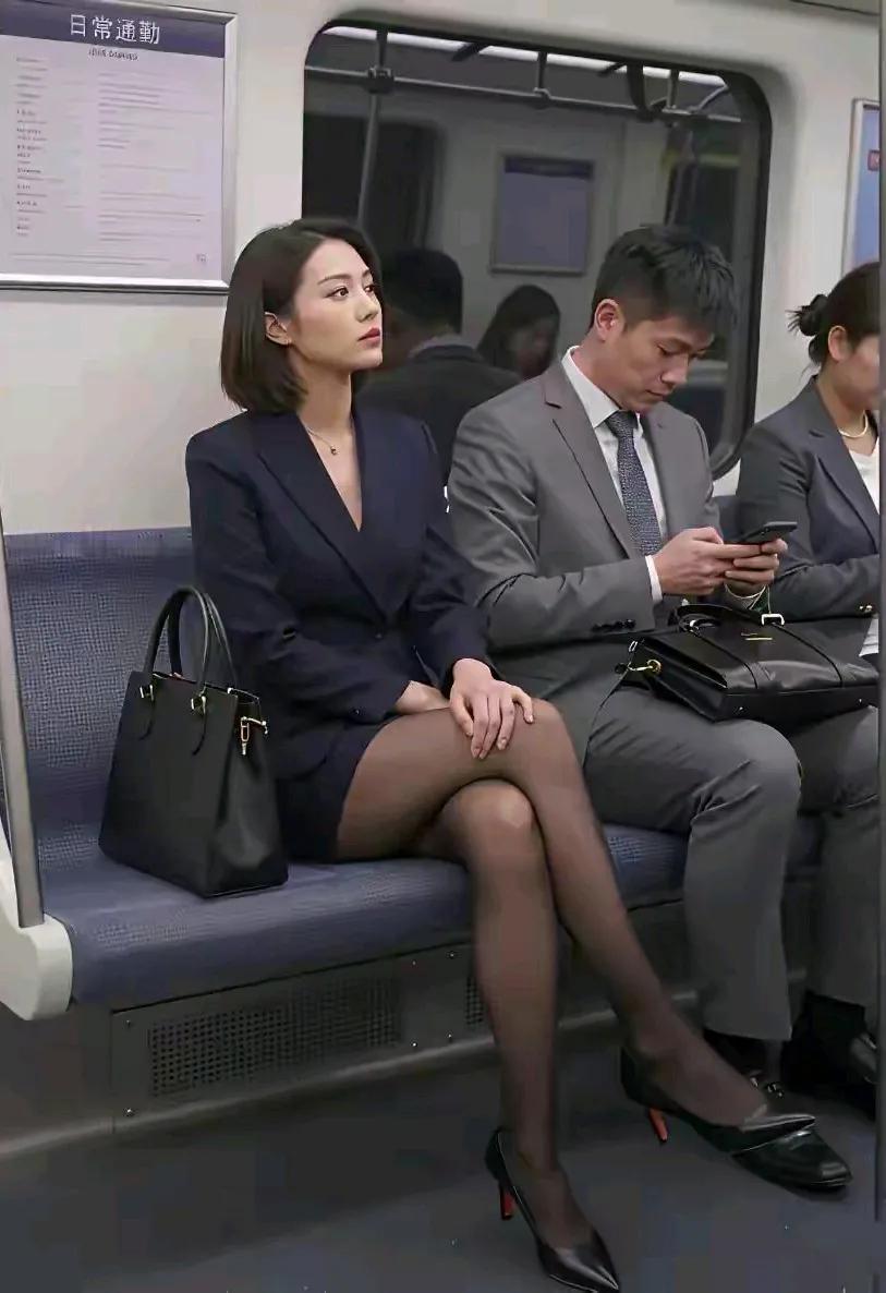 让大家猜猜，这一男二女是什么关系。
一：是同一个单位的同事。
二：是互不相识的路