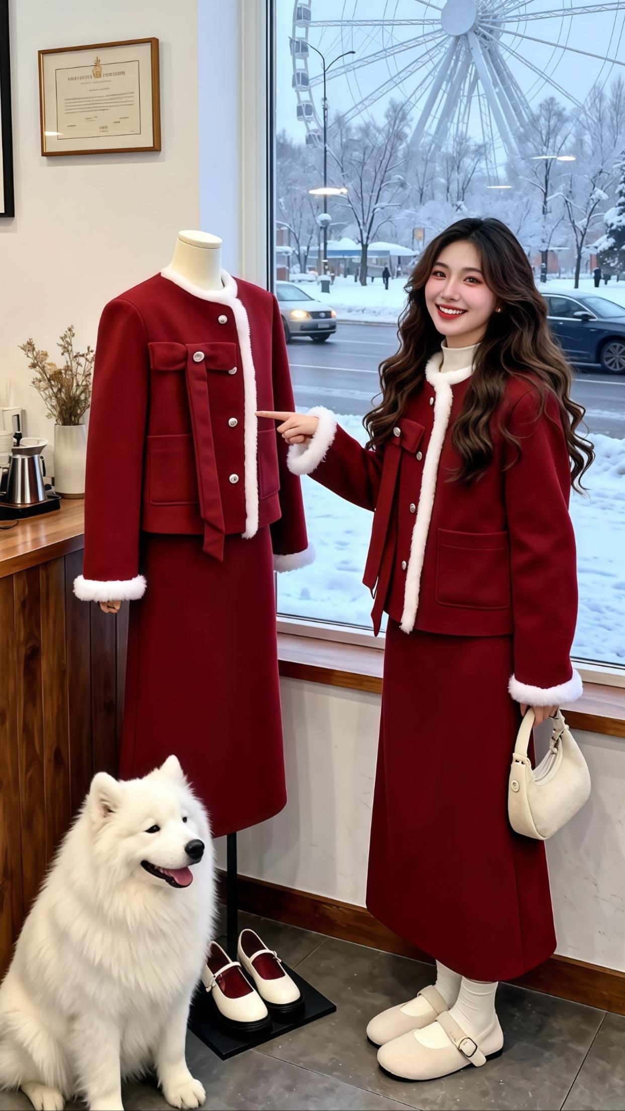 新年战袍 过年穿什么 过年就要美美哒 气质穿搭 减龄气质