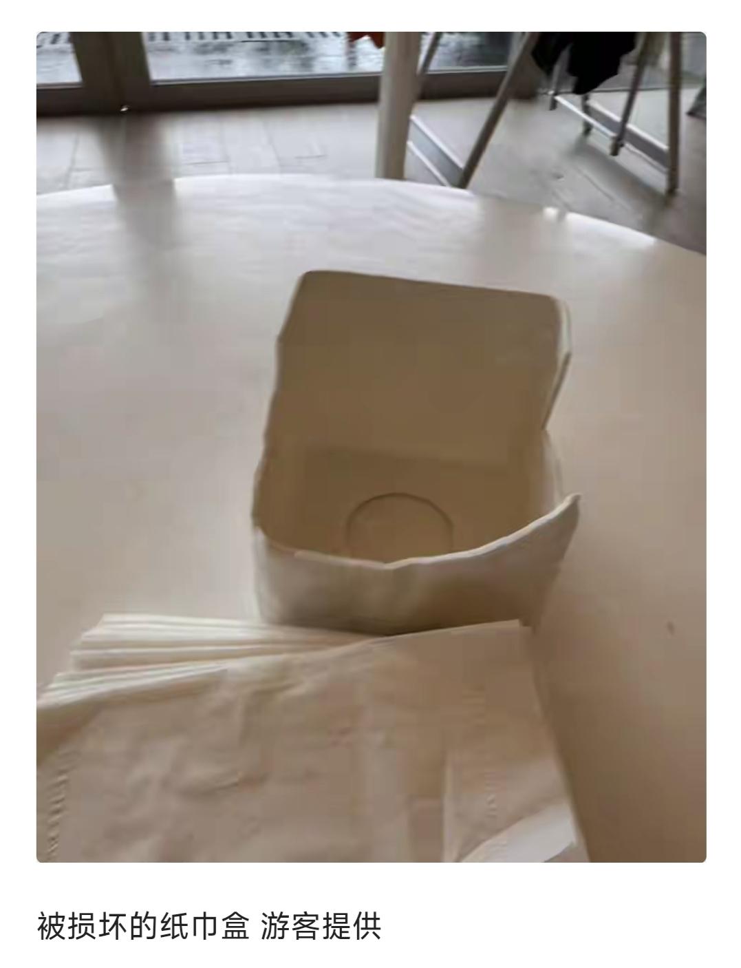 碰坏一个纸巾盒，赔了924块！这两天，三亚一位女游客的遭遇，在网上炸了锅。

出