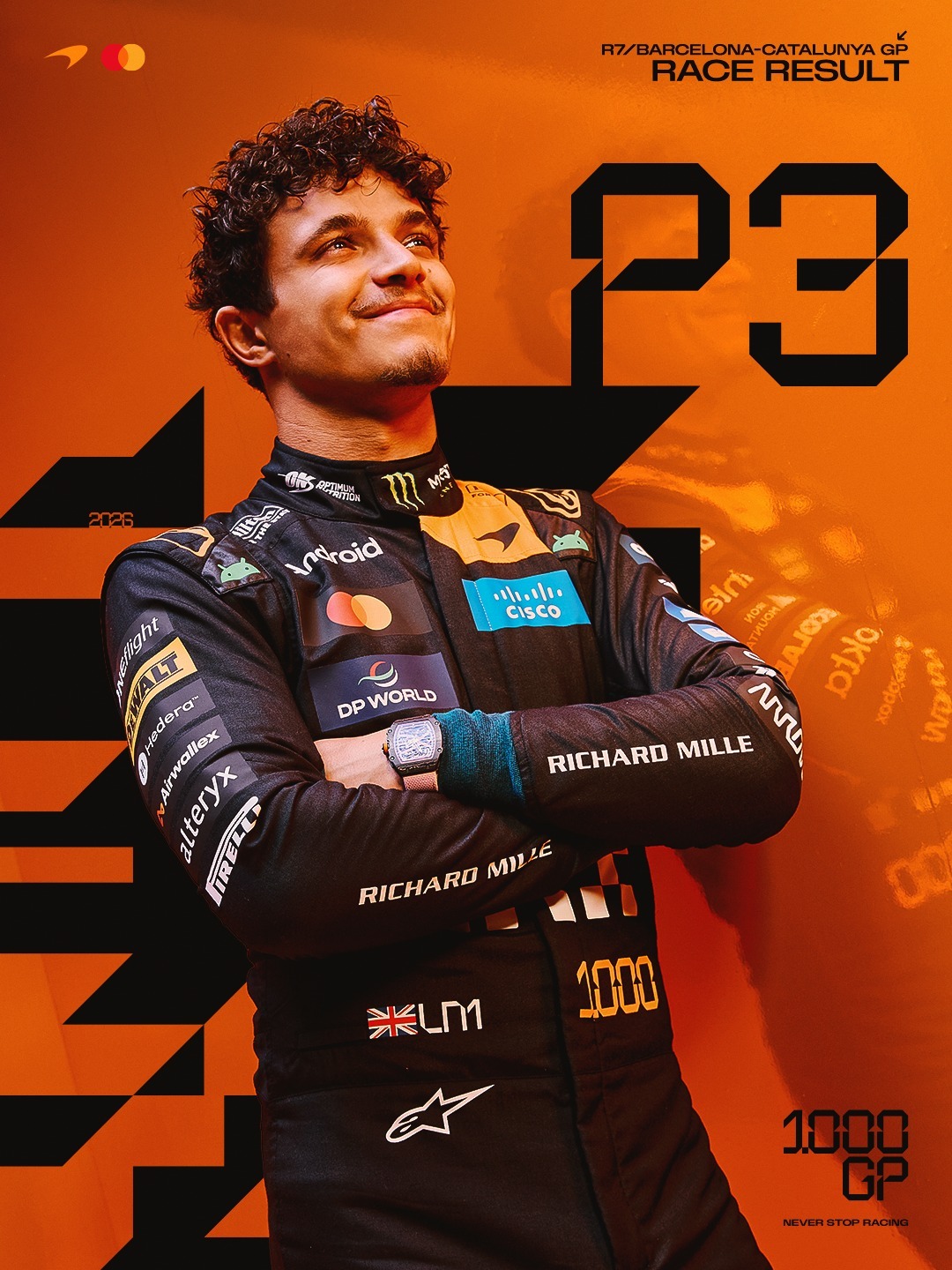 恭喜诺里斯P3 🫶McLaren｜2026F1巴塞罗那大奖赛 🇪🇸 