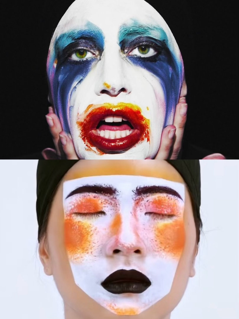 这节目是ladygaga仿妆秀吧 刷到选手作品图，第一反应是ladygaga什么