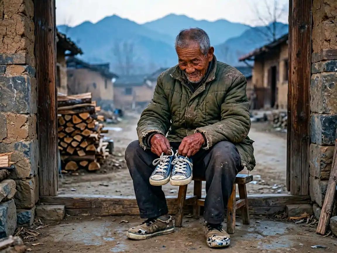 这样的人生值得吗?

一网友分享：一农村，有个老头一辈子省吃俭用，给儿子在县城买