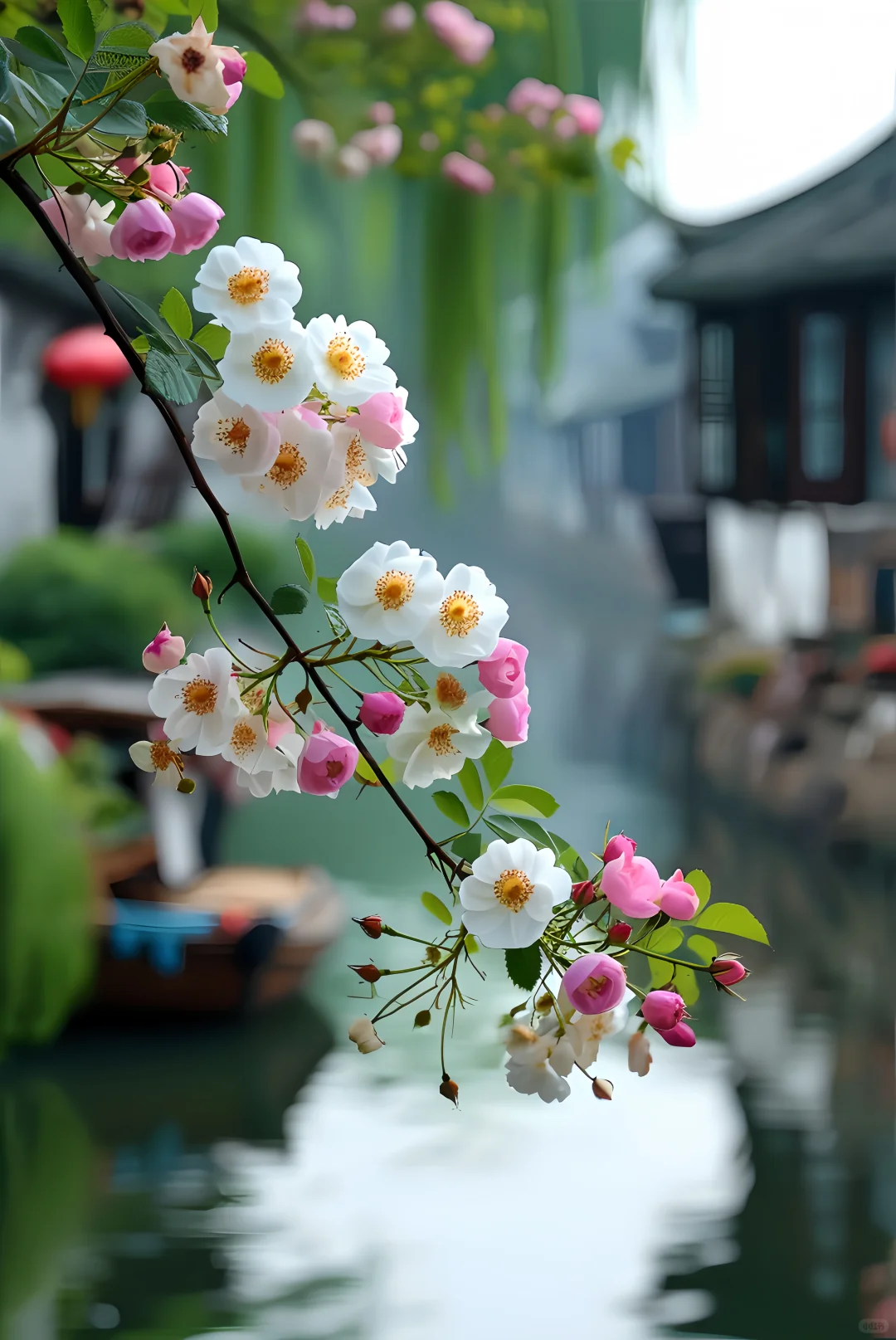 水乡花影