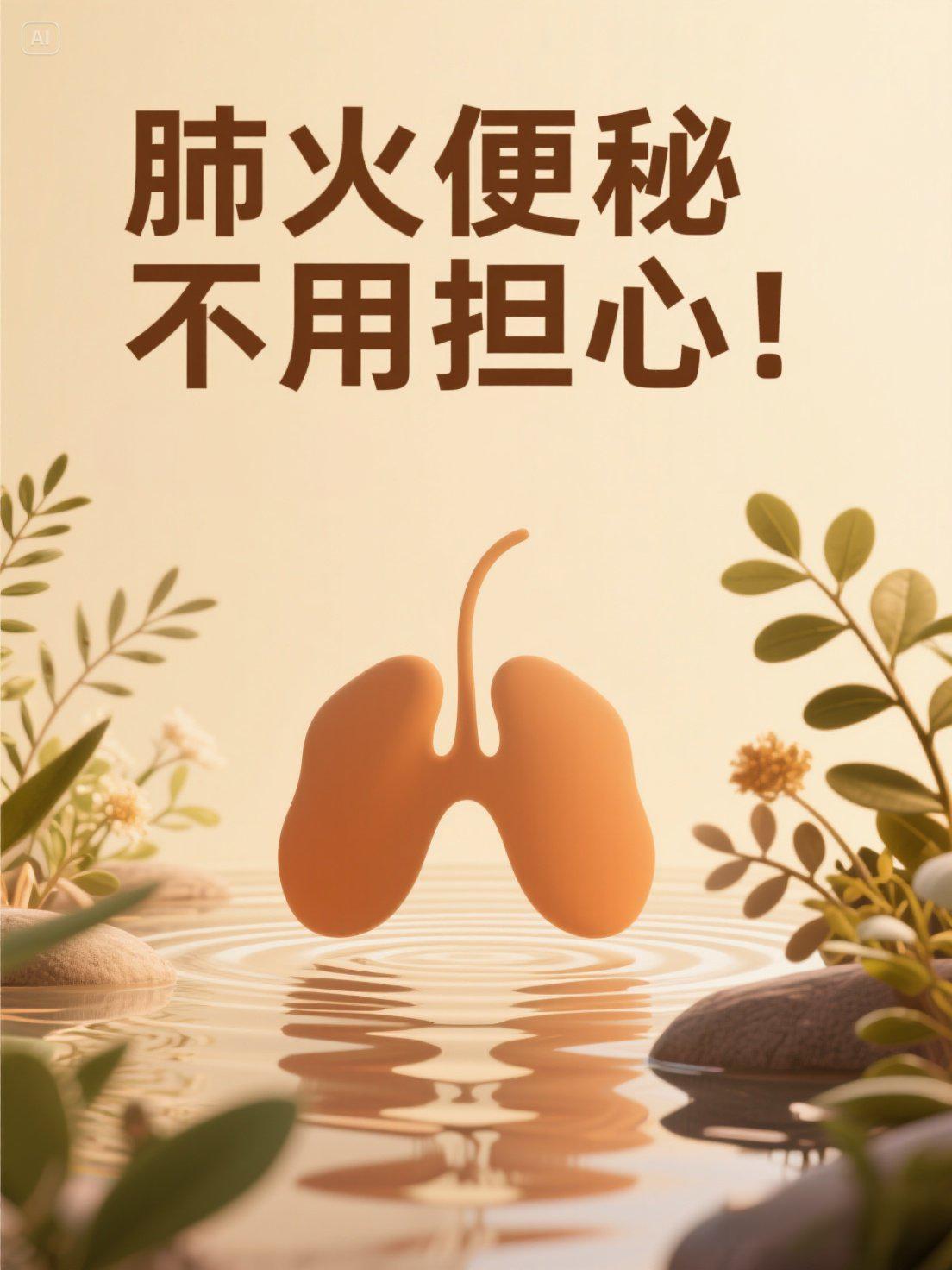 🔥肺火便秘不用担心！ 1杯茶润喉又通肠

💥憋出冷汗的社死谁懂？
（30秒肠