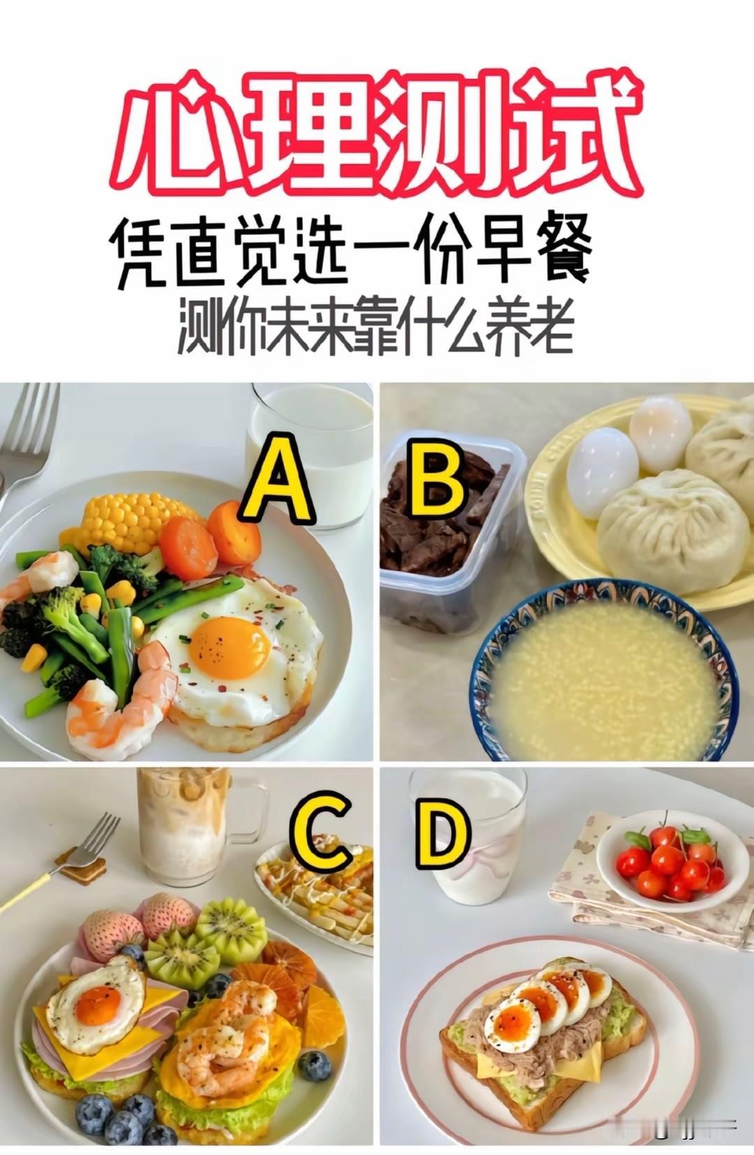 特朗普访华可能会对中美关系有何影响心理测试凭直觉选一份早餐测你未来靠什么养老