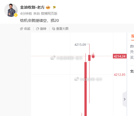 第一单拿了60点后被砸上来了，大家都没吃爽，老方再送给兄弟们70点利润！