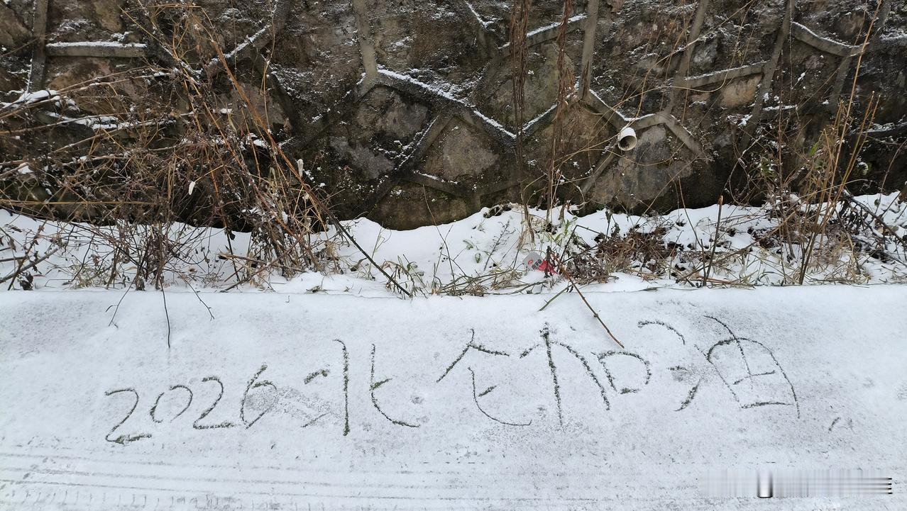 2026.1.21，宁波北仑下雪了！
太白山，九峰山！就是道路结冰，大家注意安全