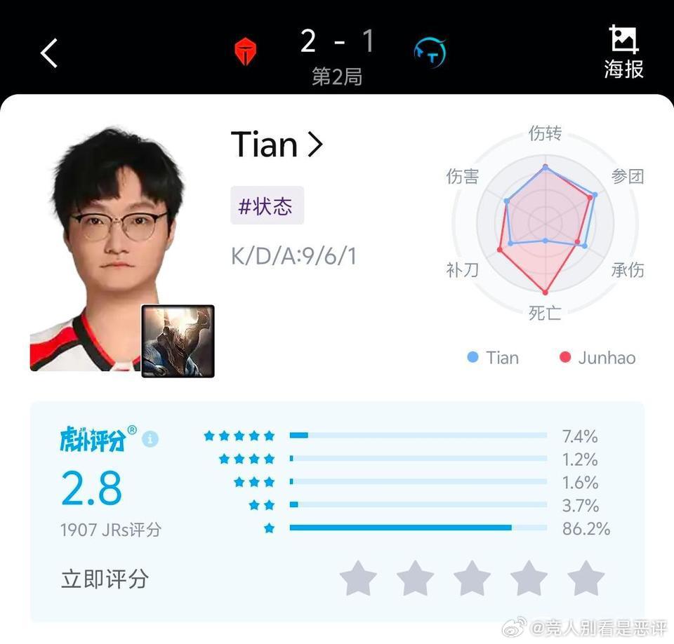 13317 答应我，天哥打谁都选一把潘森好吗？队友也别拿头好吗？大舞台留给天哥，