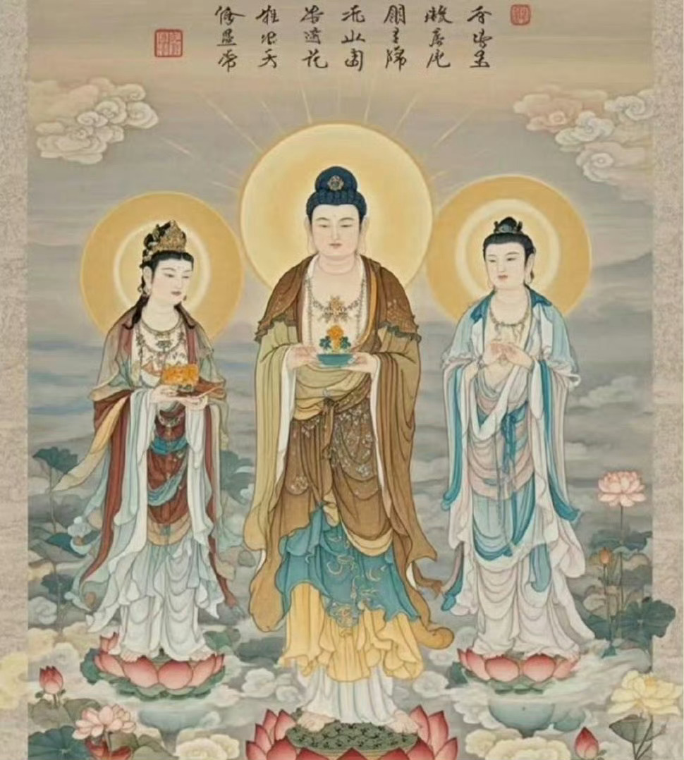 有缘刷到三大菩萨，诚心祈愿，心想事成！很灵！ ！！！ ​​​