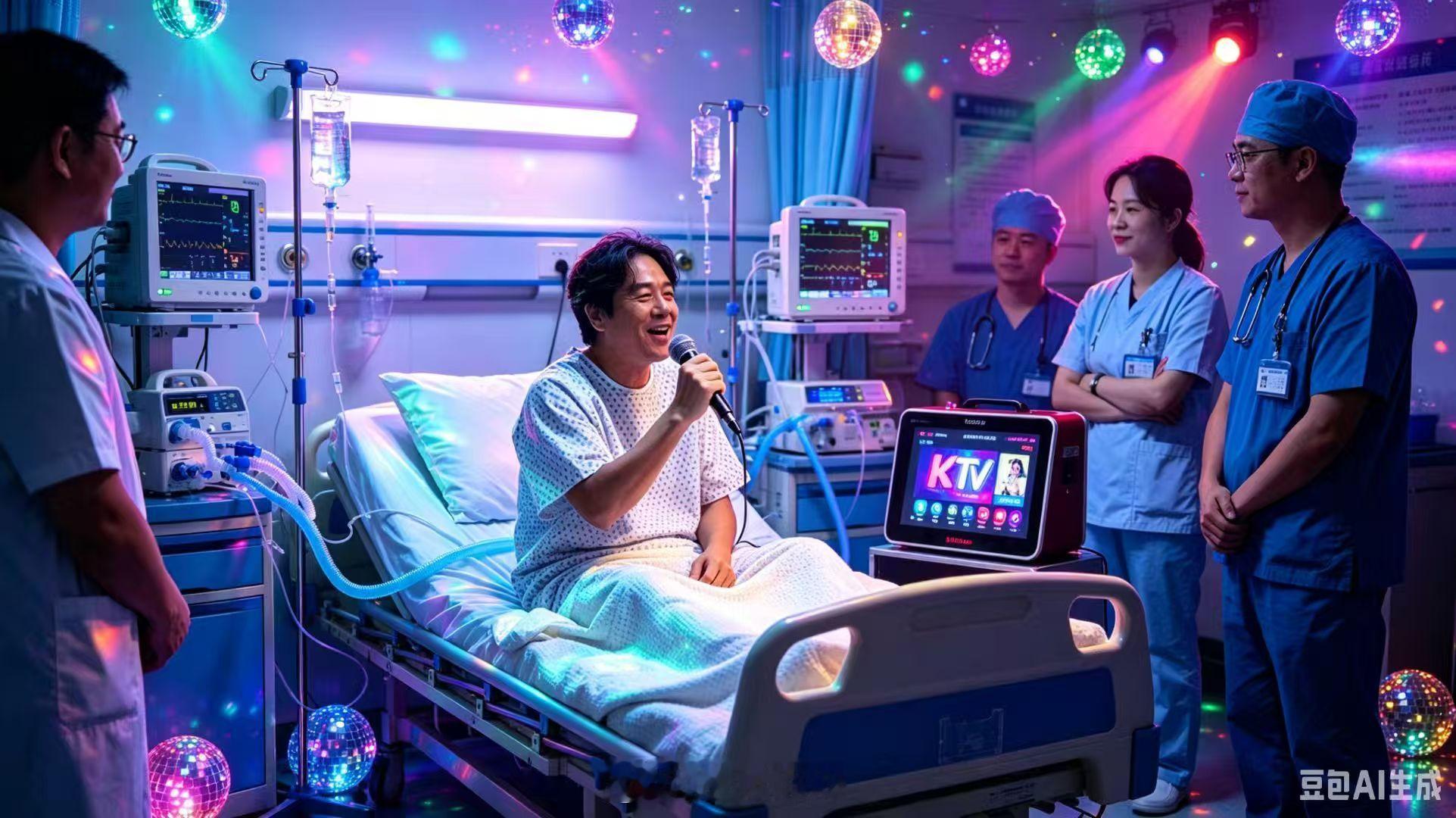 昨晚：明天要住ICU了今天：美光怎么给我干KTV来了