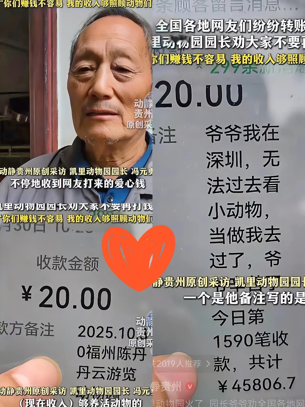 “彻底解释不清了！” 凯里动物园园长因为火出了圈，被网友把他的收款码发到网上，全