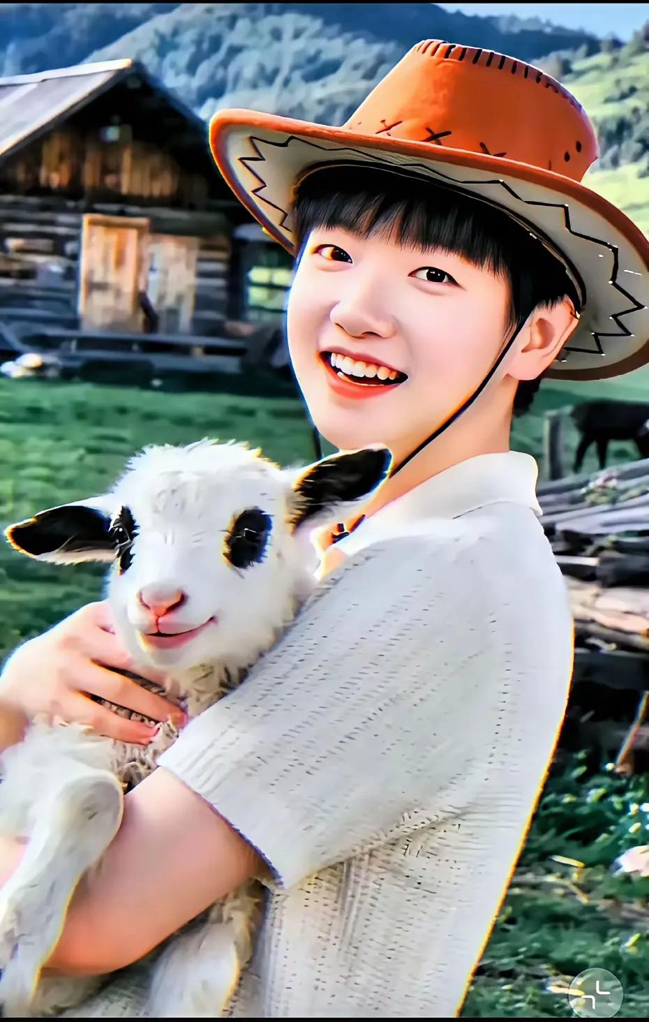 呵呵！
莎莎要是自家闺女
整天就只剩下
呵呵呵呵呵了！
幸福其实很简单：
有一块