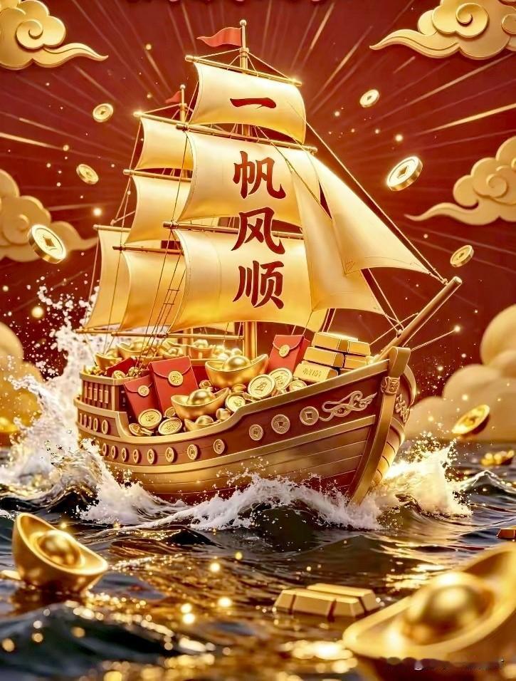 一帆风顺，满载而归。
