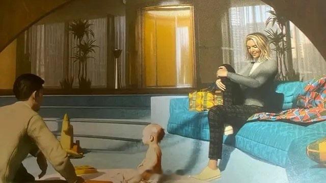 《神奇四侠：初露锋芒》中以朱迪·科默为原型的“隐形女”艺术概念图。（ 📸 ：t