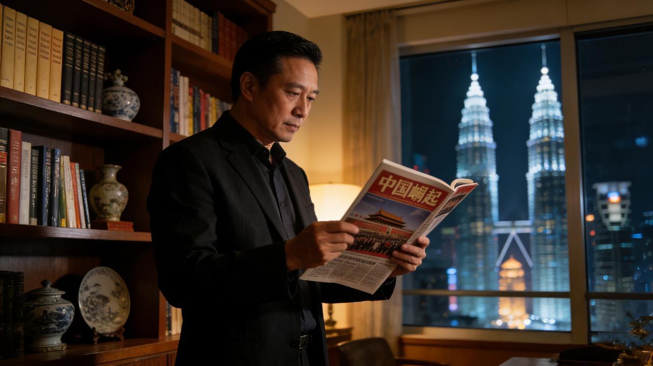 马来西亚华人陈先生坦言：我们对中国的感情很复杂。但无可否认，中国的崛起提升了全体