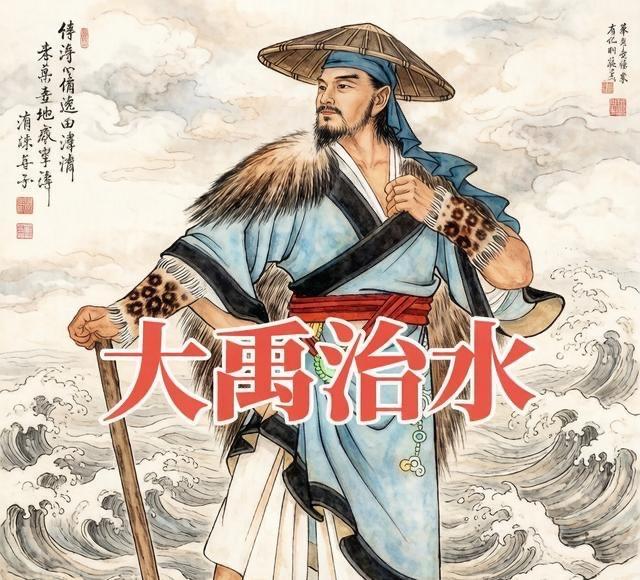 大禹治水本质上是一场划时代的政治重构。他不仅通过疏导法解决了水患，更借此丈量土地