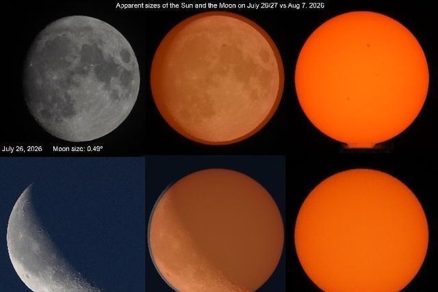月球视直径增大为2026年8月日全食做准备：一场宇宙尺度的精准“配合”

一张来