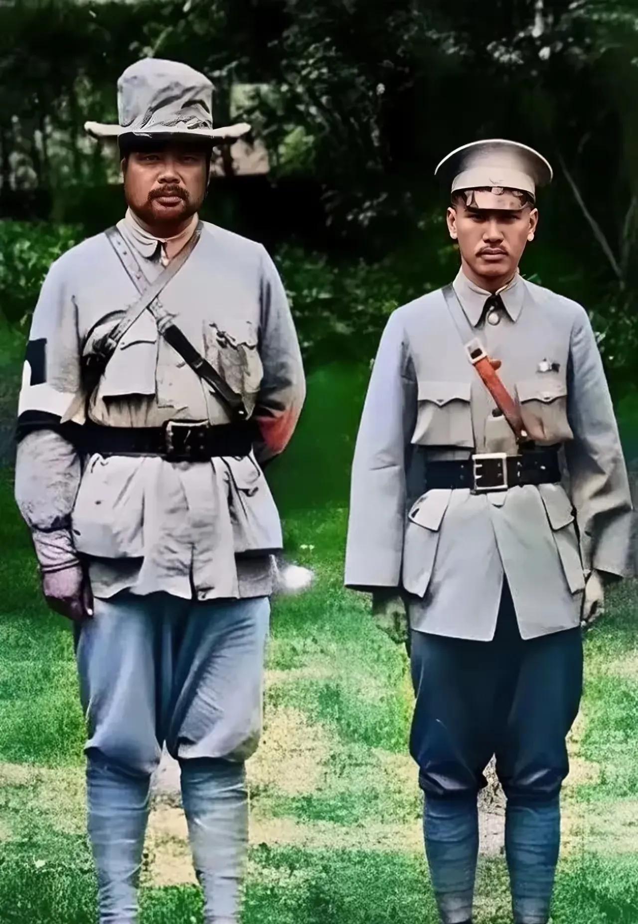 西北汉子的高大威猛和浙江人的短小精干，在这张照片中展现的淋漓尽致。
不过遗憾的是