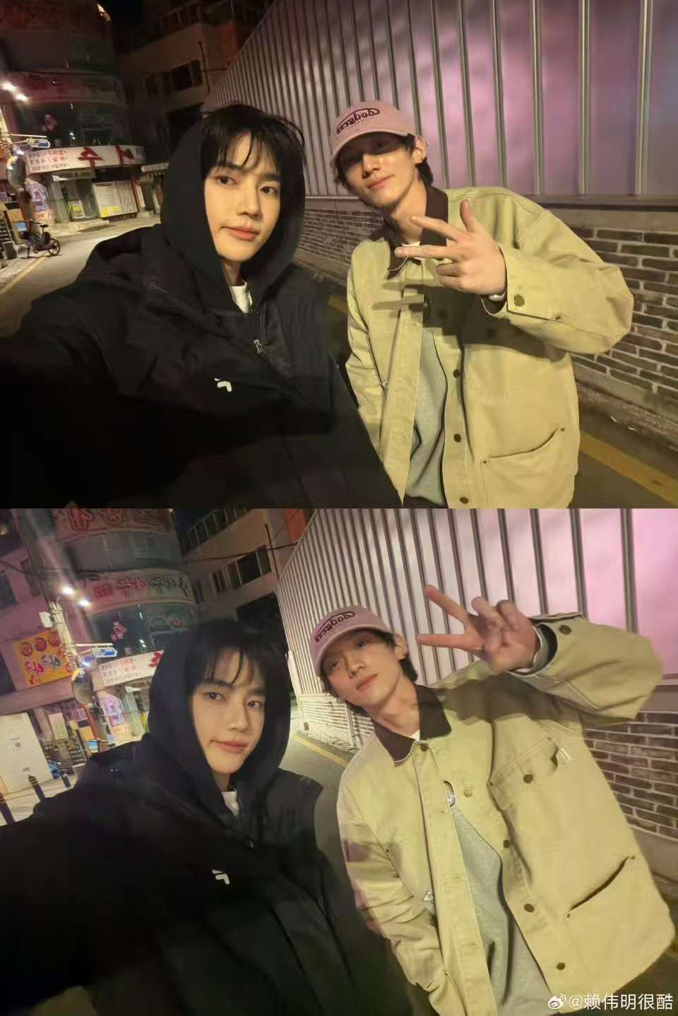 赖伟明二月plog赖伟明晒和章昊合照赖伟明晒和章昊合照 收到！ 