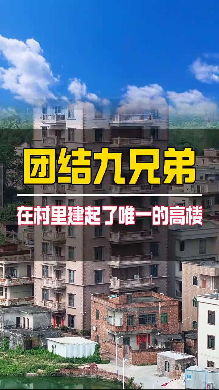 团结九兄弟。
这就是隔壁村最团结的九兄弟，隔壁邻居看到都对他们竖起大拇指。他们兄