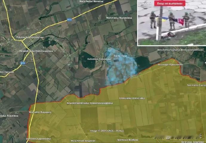 乌克兰67旅解放泰赫耶村
11月21日，俄发布一段视频，视频中俄军朝着奥列克桑德