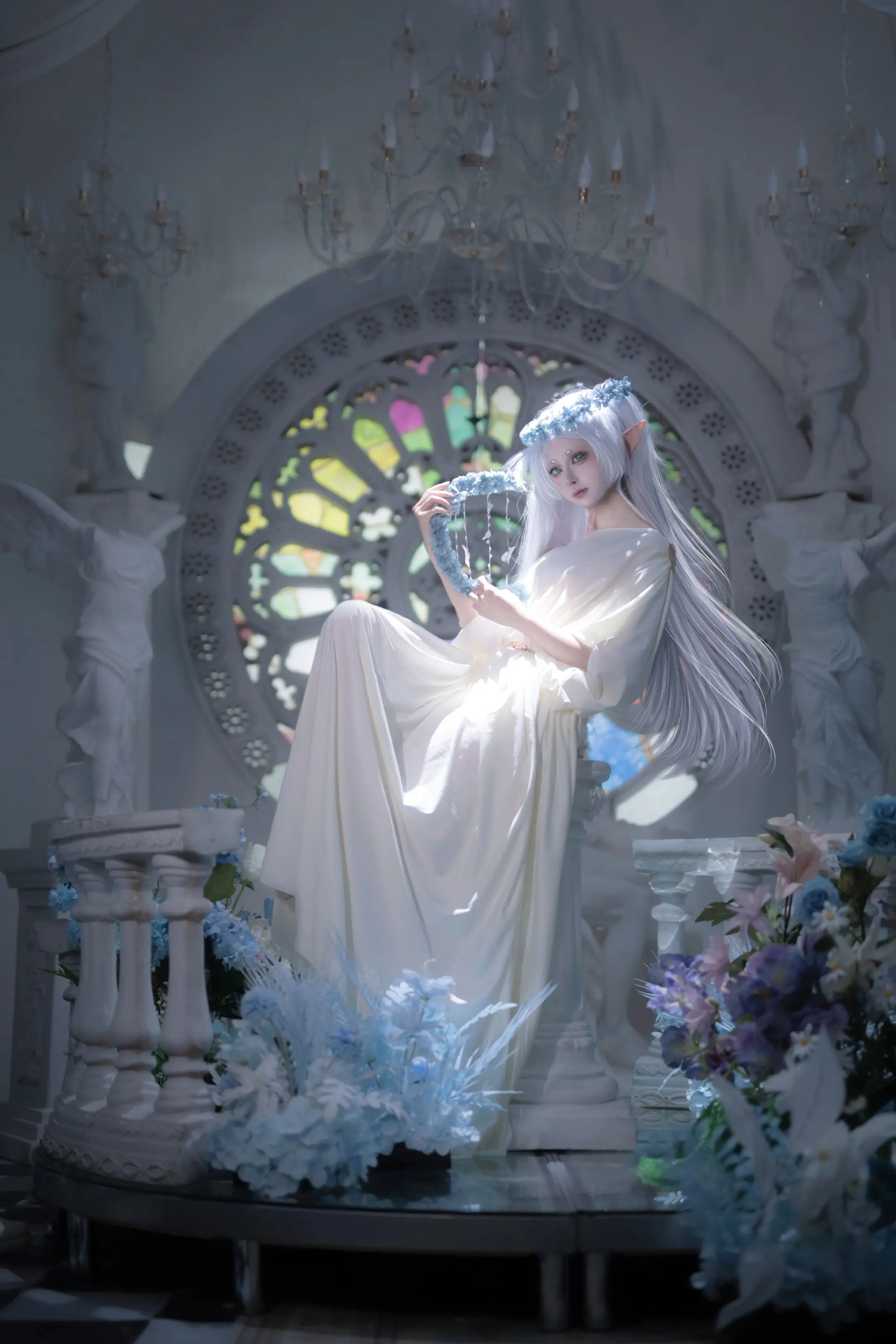 cos正片 芙莉莲cos 芙莉莲 葬送的芙莉莲cos 氛围感