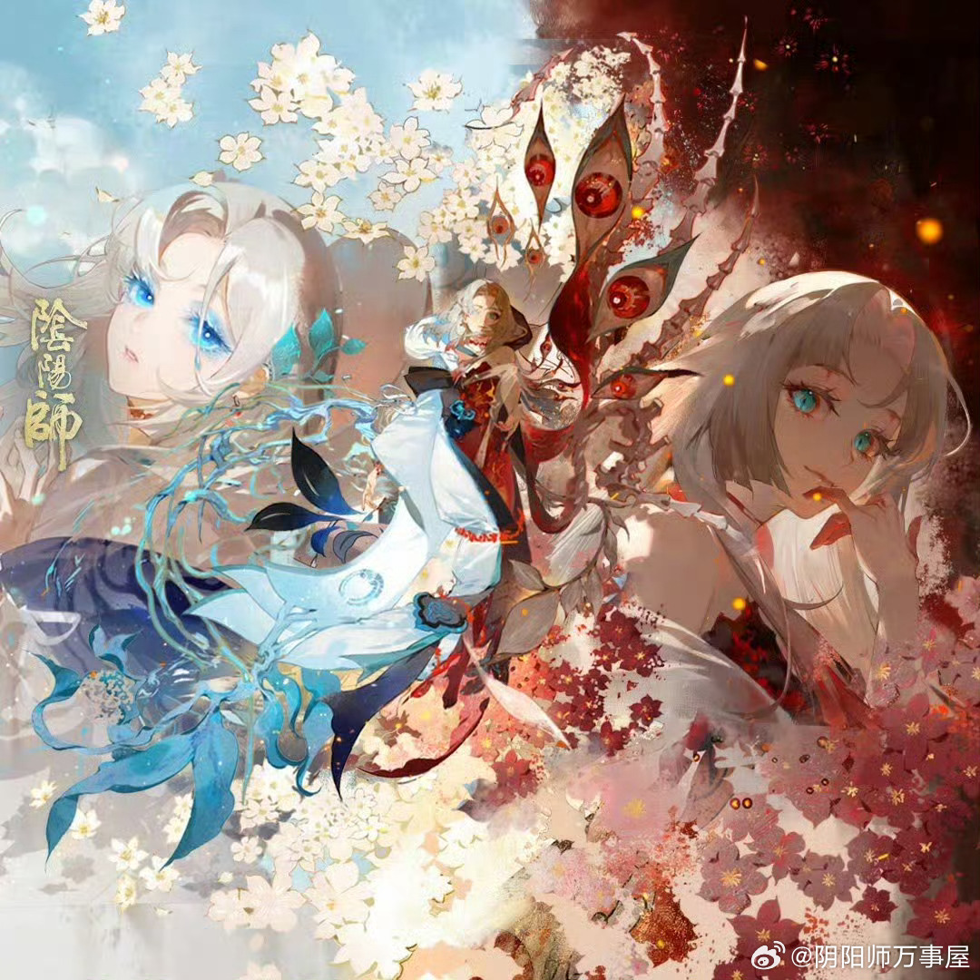 #阴阳师手游[超话]# 祸津神插画好喜欢馁！！迫不及待看觉醒前后立绘和建模了（敲
