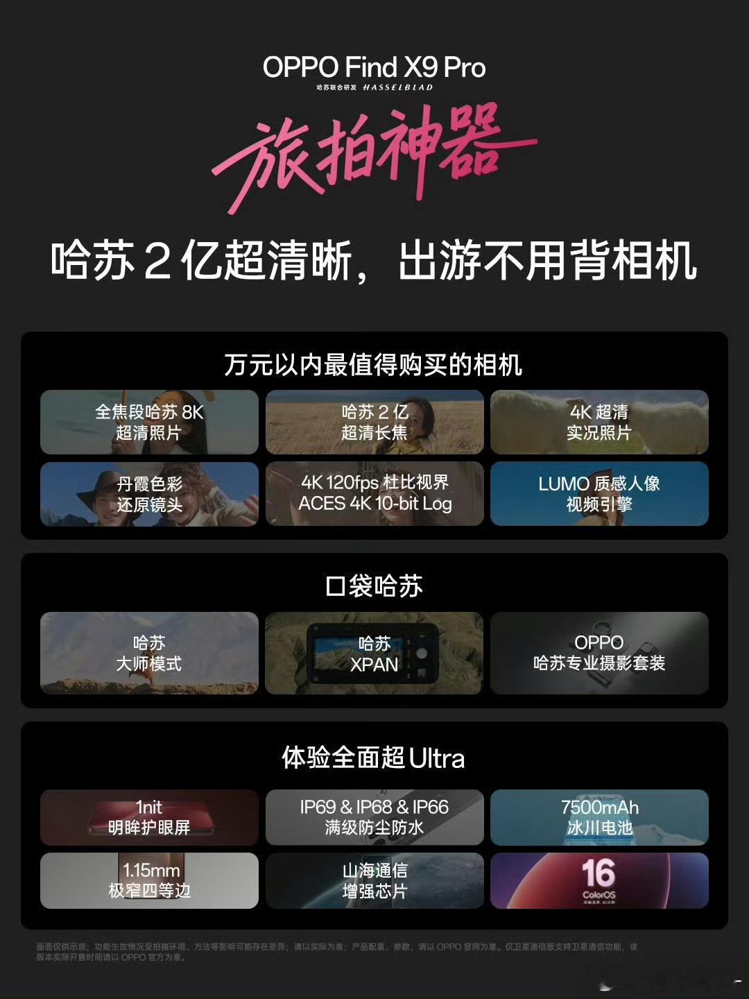 OPPOFindX9旅拍神器发布就等一个价格了，把哈苏装进口袋oppo发布会 ​