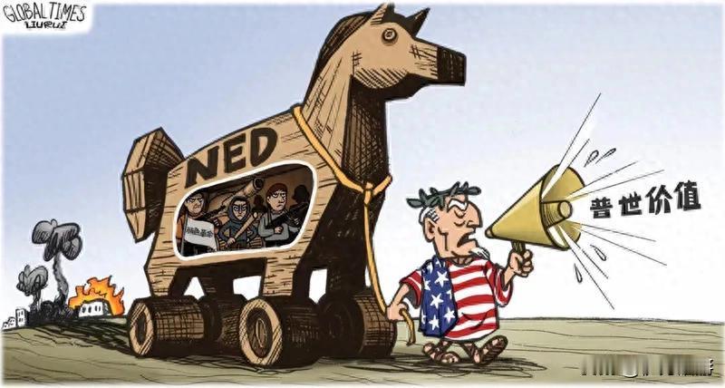 一年砸1300万美元针对中国搞“渗透”？ 美国“第二中情局”，这个海外机构，打着