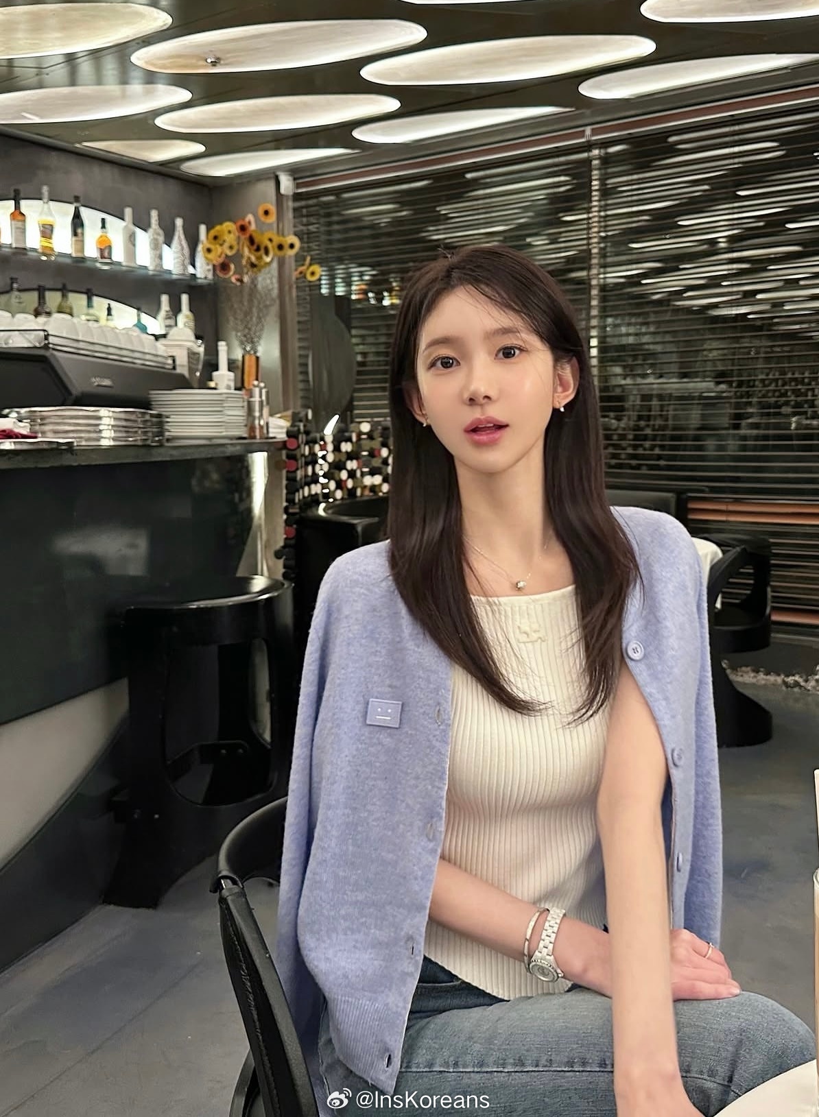 穿搭分享 连续更新第2768天韩国时尚女生日常搭配周一啦韩系穿搭超能新星汇新星v