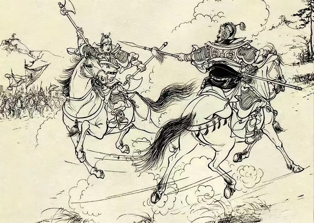 应州城下，杨继业带着七郞八虎列开阵式与宋军对峙。开阔地上，五郎杨延德正...