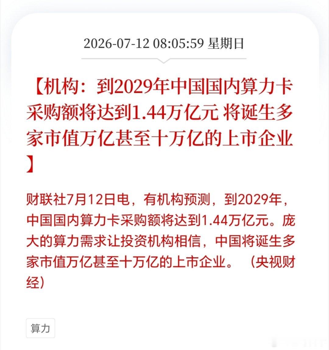 这是必然的，如果没有万亿市值，那发展个屁。时代进程，必然的推动，不以人的意志为转